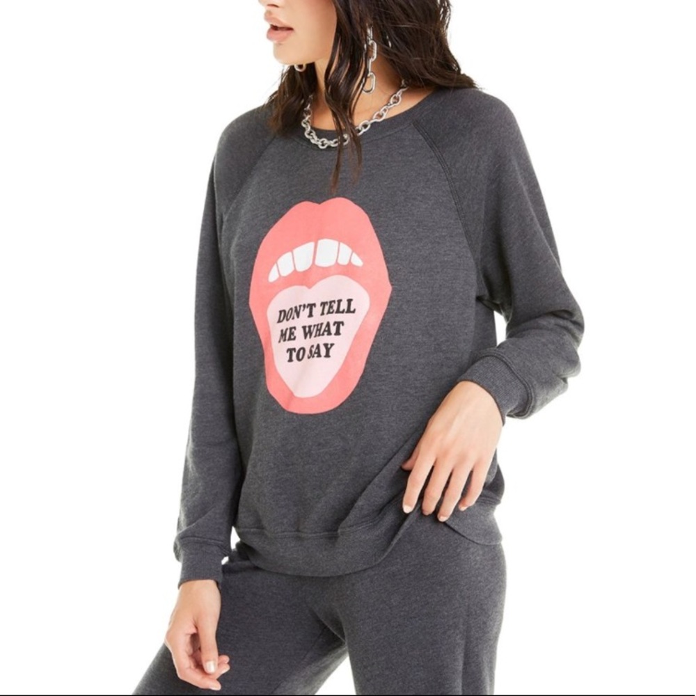 Wildfox DON'T TELL ME SOMMERS SWEATER NWT - Picture 2 of 8